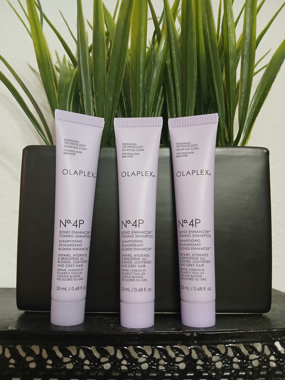 3 OLAPLEX No.4P Toning Shampoo Tubes – Lavender